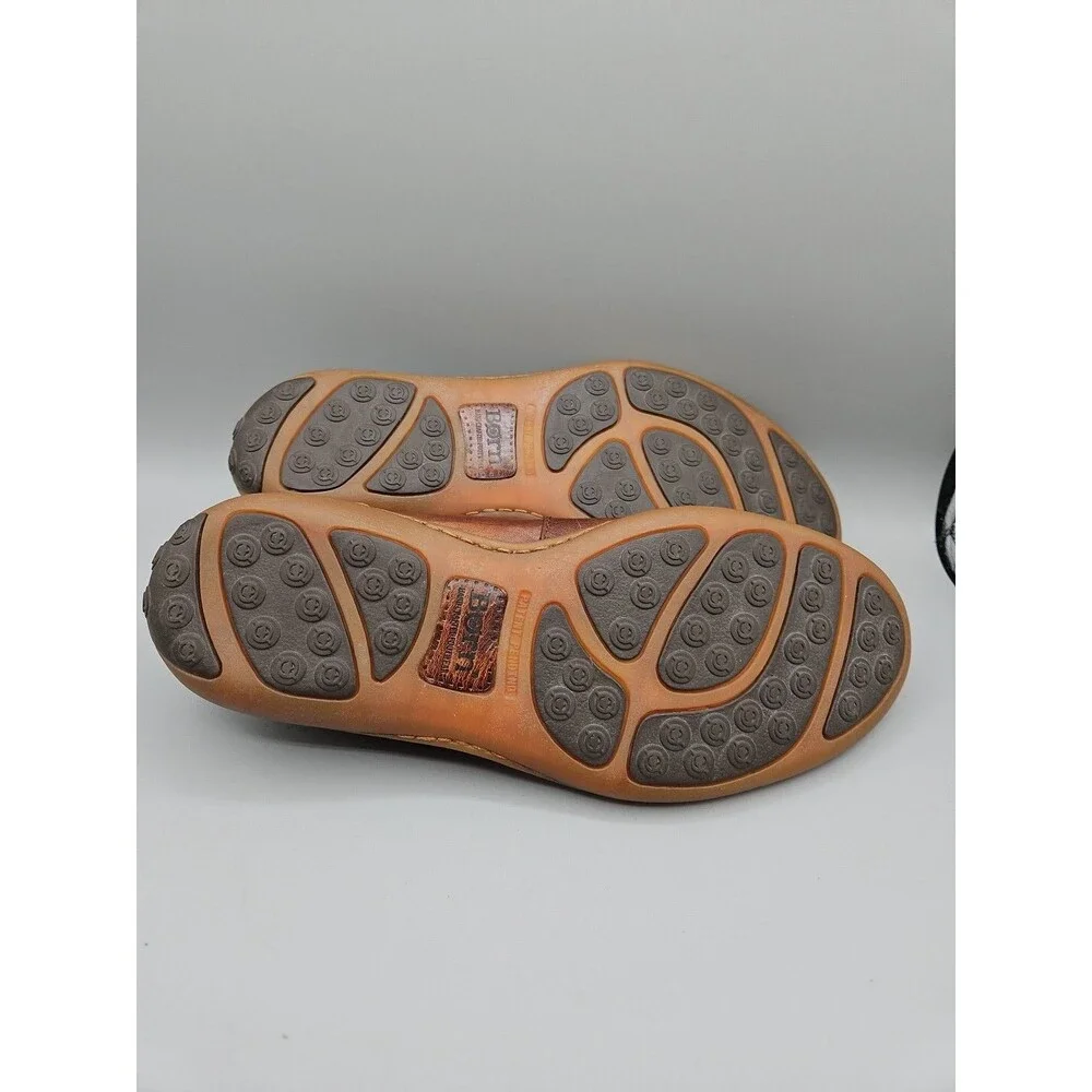 Born Men's Harmon Cymbal Leather Slip-on Shoes Size 9 H02416 Brown